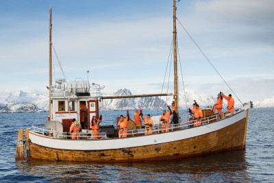 MS Symra på Lofotfiske. Foto: XXLofoten.