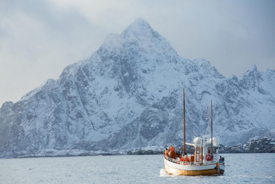 Vinterfiske i Lofoten. Foto: XXLofoten.