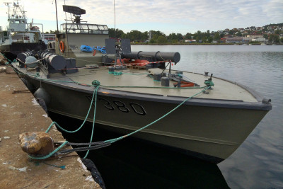 KNM Skrei. En MTB i Tjeld-klassen. Foto: KNM Narvik.