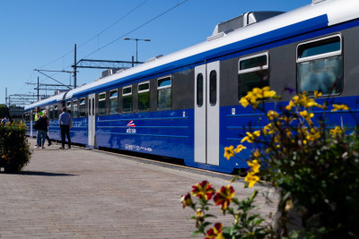 Arctic Train på stasjonen i Narvik. Foto: Arctic Train.