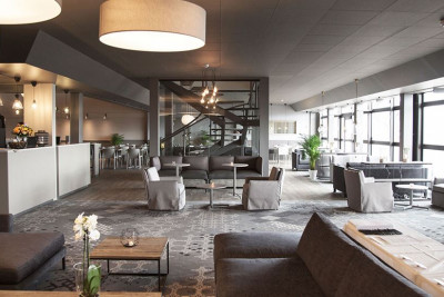 Loungen på Thon Hotel Horten. Foto: Thon Hotel Horten.