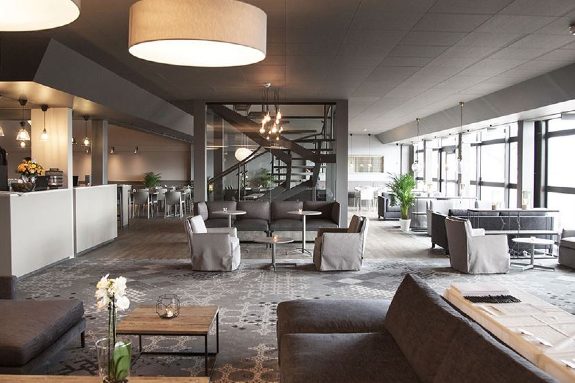 Loungen på Thon Hotel Horten. Foto: Thon Hotel Horten.
